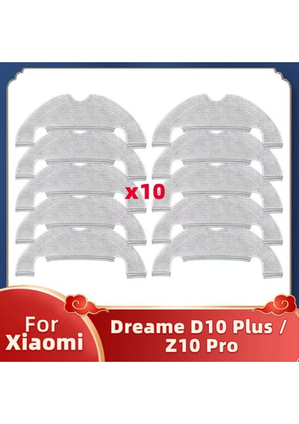 Dreame D10 Plus Robot Süpürge Paspas Bezlerini Etkili Şekilde Temizler ve Parçaları Değiştirir (Yurt Dışından)