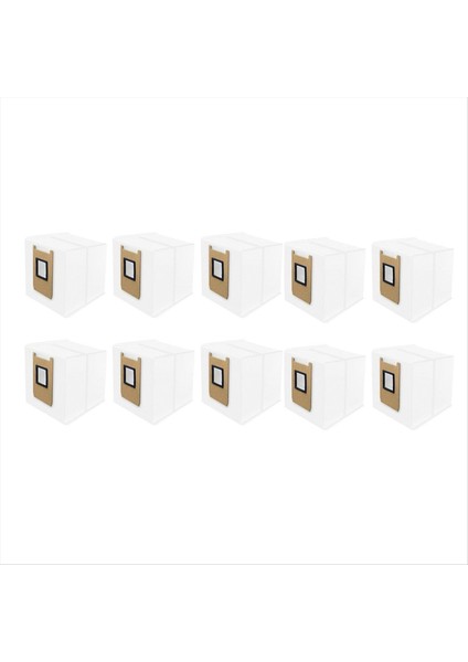 10 Adet Toz Torbası Eufy Omni E25/OMNI E28 Elektrikli Süpürge Aksesuarları Toz Torbası Yedek Parçalar (Yurt Dışından)
