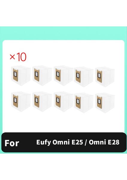 10 Adet Toz Torbası Eufy Omni E25/OMNI E28 Elektrikli Süpürge Aksesuarları Toz Torbası Yedek Parçalar (Yurt Dışından) modelleri