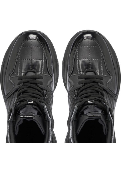 Siyah Deri-Tekstil Erkek Casual Bot - E23K1BT56376-K0N