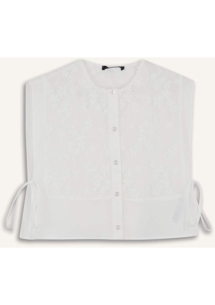 Bisiklet Yaka Bağcıklı Brode Blazer Yelek E7969AX25SM