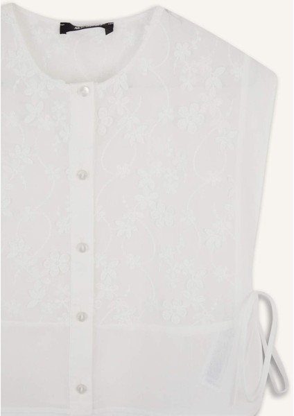 Bisiklet Yaka Bağcıklı Brode Blazer Yelek E7969AX25SM