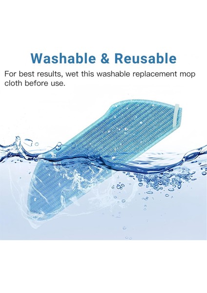 Lefant M2 Pro/ M2S Pro Için Yedek Parçalar 2 Rulo Fırça 6 Yan Fırça 6 Hepa Filtreler 3 Paspas Pedleri 6 Toz Torbası (Yurt Dışından) modelleri