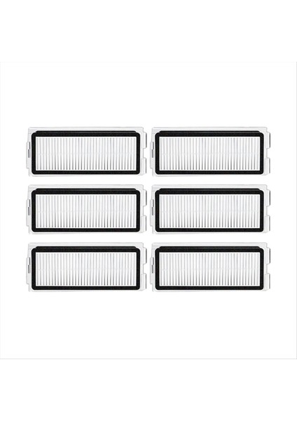 Jonr P20 Pro / Jonr T5 Pro Robotlu Süpürge Aksesuarları Için Yedek Hepa Filtreler Yıkanabilir Filtre 6 Adet (Yurt Dışından)