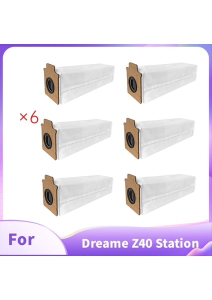 Dreame Z40 Istasyonu Için 6 Adet Toz Torbası Islak Kuru Elektrikli Süpürge Torbası Aksesuarları Kitleri (Yurt Dışından) fiyatları