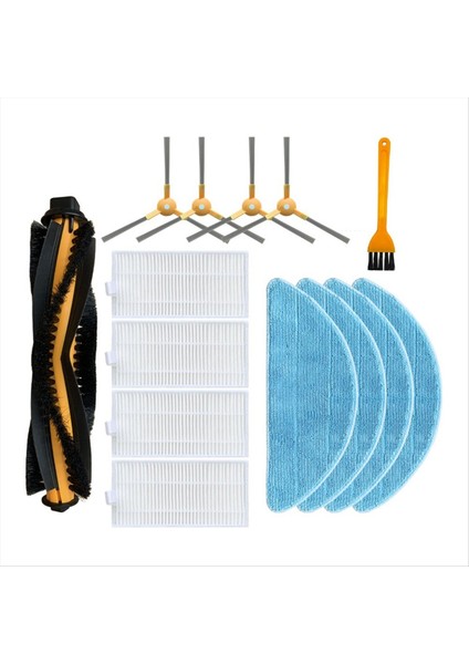 Kabum Smart 500/700 Robotlu Süpürge Ana Yan Fırça Hepa Filtre Paspas Bezi Yedek Parçalar Aksesuarları (Yurt Dışından)