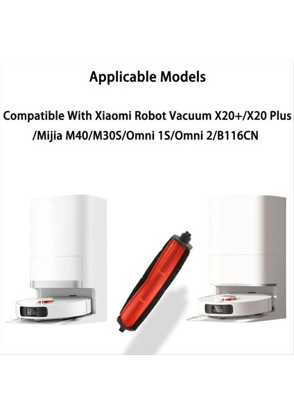 Xıaomı Mijia Dolaşmayan Rulo Kesme Saç Fırçası Için X20+/X20 PLUS/M40/B116CN/S20+/M30S/OMNI 1s Robot Vakum (Yurt Dışından) modelleri
