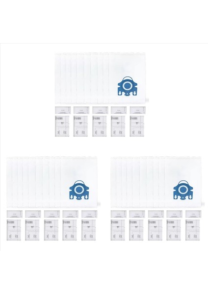 30X Toz Torbaları Miele C1/komple C1/c2/c3 S400I S600 S200 S500 S800 Serisi Yedek Parça Toz Kutusu Çantası Elektrikli Süpürge (Yurt Dışından)