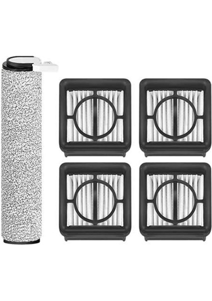 5 Adet Rulo Fırça ve Hepa Filtre Seti Xiaomi Truclean W20 / 2c / 4c / 2 Lite Islak Kuru Vakum Yedek Parçalar (Yurt Dışından)