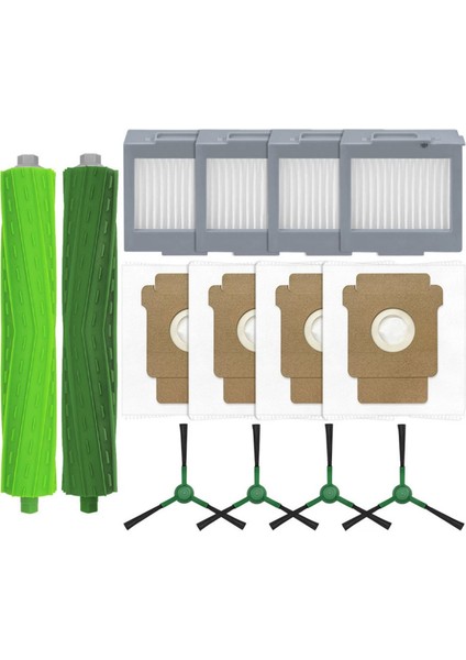 Irobot Romba Plus 504 Vac/romba Max 705 Vac Yedek Parça Aksesuarları Yan Fırça Hepa Filtre Toz Torbası (Yurt Dışından) fiyatları