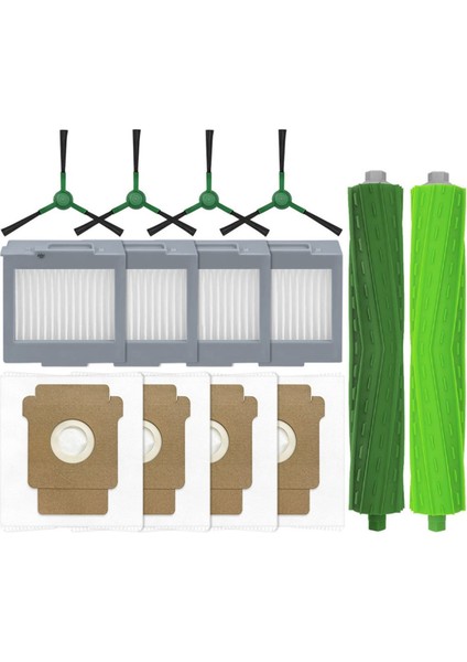 Irobot Romba Plus 504 Vac/romba Max 705 Vac Yedek Parça Aksesuarları Yan Fırça Hepa Filtre Toz Torbası (Yurt Dışından) modelleri