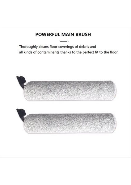 Dreame H13 / M13 Islak ve Kuru Elektrikli Süpürge Yedek Parçaları Için 2 Adet Rulo Fırça Vakumlu Rulo Fırça (Yurt Dışından) indirimleri