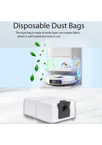 Dreame X40 Ultra /L10S Ultra /L10S Pro Ultra Serisi /L30 Ultra /X30 Ultra /L20 Ultra Robot Süpürge Aksesuarları Için (Yurt Dışından) fiyatları