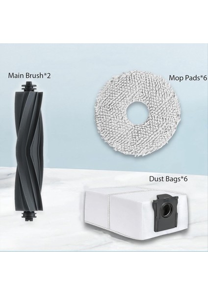 Dreame X40 Ultra /L10S Ultra /L10S Pro Ultra Serisi /L30 Ultra /X30 Ultra /L20 Ultra Robot Süpürge Aksesuarları Için (Yurt Dışından) fırsatları