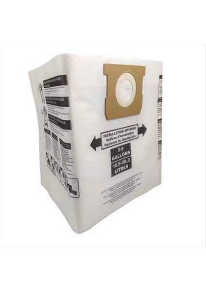 Evrensel Kuru Vac Toz Torbası Mağaza Vac / Ridgid Vf Yedek Parça Için 5 Ila 8 Galon Vakumlu Toz Torbası 5 Ila 8 Galon Toz Torbası (Yurt Dışından) modelleri