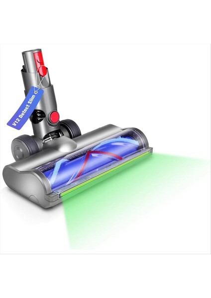 Dyson V12 Detect Slim Elektrikli Süpürge, Yeşil LED Işıklı V10 Dijital Slim Süpürge Başlığı Için Yedek Başlık Parçaları (Yurt Dışından)