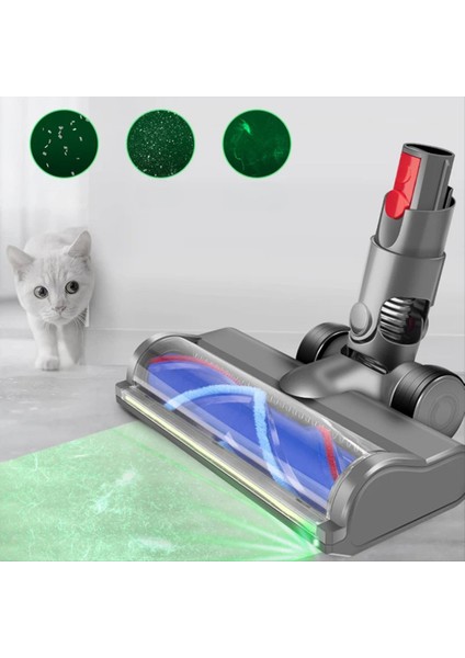 Dyson V12 Detect Slim Elektrikli Süpürge, Yeşil LED Işıklı V10 Dijital Slim Süpürge Başlığı Için Yedek Başlık Parçaları (Yurt Dışından) fiyatları