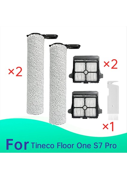 Tineco Floor One S7 Pro Akıllı Akülü Islak Kuru Vakum Zemin Scrubber Temizleyici Parçaları Rulo Fırça Hepa Filtre (Yurt Dışından) modelleri