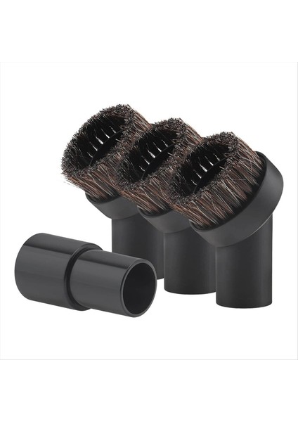 Evrensel Elektrikli Süpürge Aparatı Yuvarlak Toz Fırçası Seti Elektrikli Süpürge Aparatları ve At Kılı Fırçaları Adaptör Aracı (Yurt Dışından)