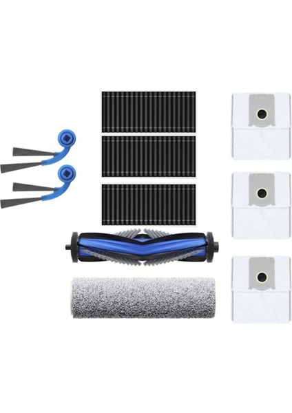Ecovacs Deebot T80 Omnı Elektrikli Süpürge Aksesuarları Ana/yan Fırça Filtre Rulo Paspas Toz Torbası Yedek Parça (Yurt Dışından)