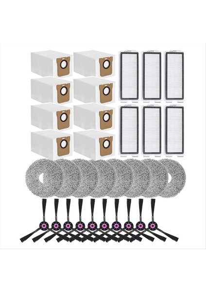 32 Adet Jonr P20 Pro/jonr T5 Pro Robotlu Süpürge Yedek Parça Yan Fırça Filtre Paspas Bezi Toz Torbası (Yurt Dışından) fırsatları