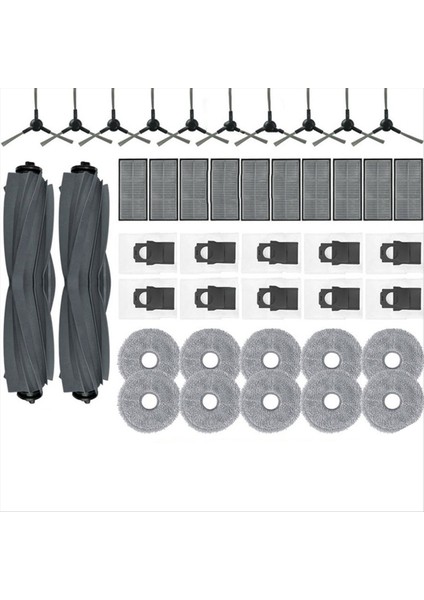 Dream Bot L10S Pro Ultra Robot Vakum Süpürge Yedek Parçalar Ana Yan Fırça Filtresi Mop Toz Çanta Aksesuarları (Yurt Dışından)