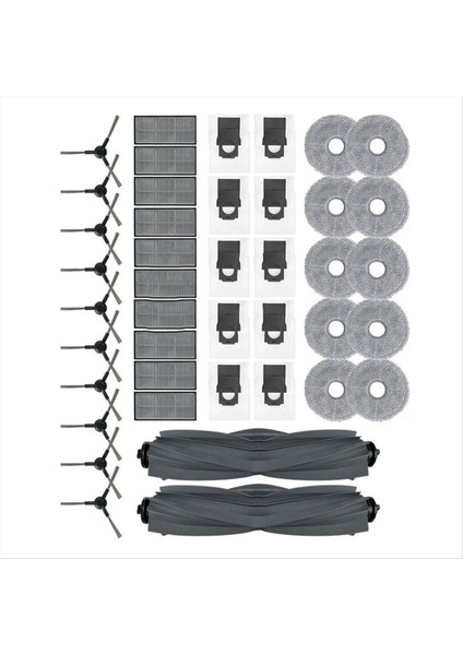 Dream Bot L10S Pro Ultra Robot Vakum Süpürge Yedek Parçalar Ana Yan Fırça Filtresi Mop Toz Çanta Aksesuarları (Yurt Dışından) modelleri