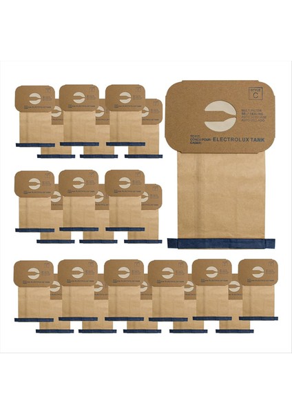 24 Paket Teneke Kutu C Vakumlu Süpürge Torbaları Electrolux Tip C Teneke Kutu Elektrikli Süpürgeler Için Yedek Stil C Çantaları (Yurt Dışından)