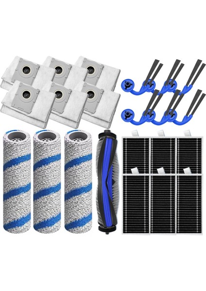 Ecovacs Debot X11 OMNICYCLONE/X11 Pro Omni Aksesuarları Ana Fırça Filtre Rulo Paspas Toz Torbası Yedek Parçalar (Yurt Dışından) fırsatları