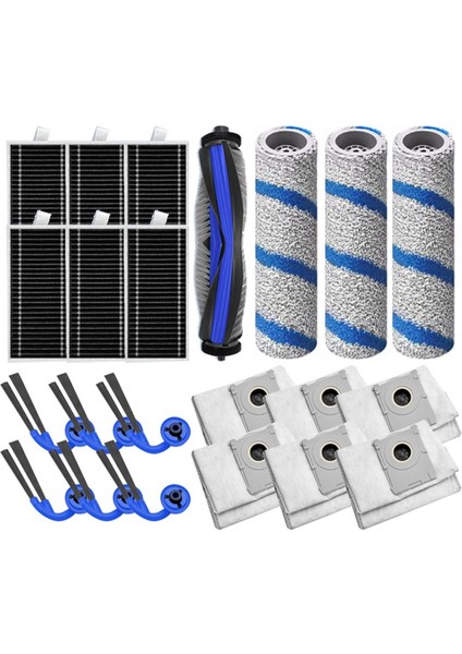 Ecovacs Debot X11 OMNICYCLONE/X11 Pro Omni Aksesuarları Ana Fırça Filtre Rulo Paspas Toz Torbası Yedek Parçalar (Yurt Dışından) indirimleri