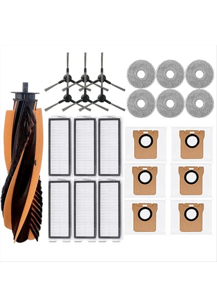 Jonr P20 Pro/t5 Pro Robotlu Süpürge Aksesuarları Ana Yan Fırça Hepa Filtre Paspas Bezi Değiştirme (Yurt Dışından)