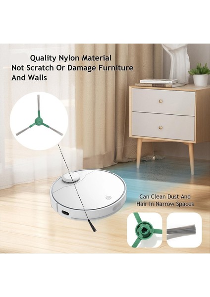 Yedek Parça Aksesuarı Irobot Roomba Max 705 Vac/plus 504 Vac Robotlu Süpürge Toz Torbası Filtreleri Yan Fırça (Yurt Dışından) indirimleri