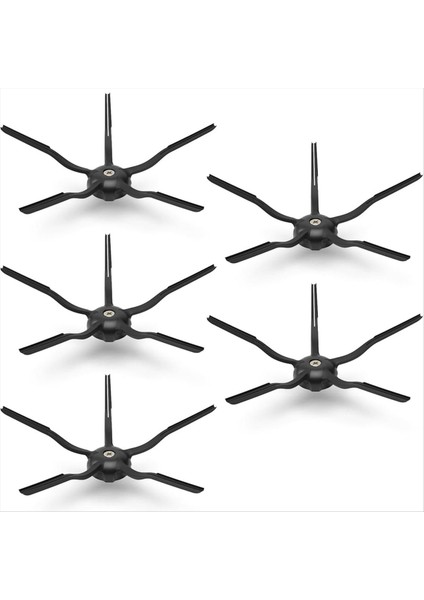 Roborock Tüm Elektrikli Süpürge Için 5 Paket Yedek Yan Fırça 5 Silahlı Kenar Süpürme Fırçaları Aksesuarları (Yurt Dışından)