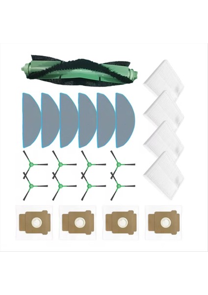 Irobot Roomba Combo Essential/2 ESSENTIAL/105 COMBO/Y0110/Y0112/Y0140 Yedek Parça Fırça Filtresi Toz Torbası Paspas Bezi (Yurt Dışından) fiyatları