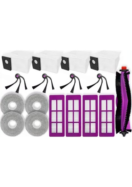 Eureka J15 Max Ultra Elektrikli Süpürge Yedek Parçalar Ana Silindir Fırça Yan Fırça Hepa Filtre Paspas Bezi Toz Torbası (Yurt Dışından) indirimleri