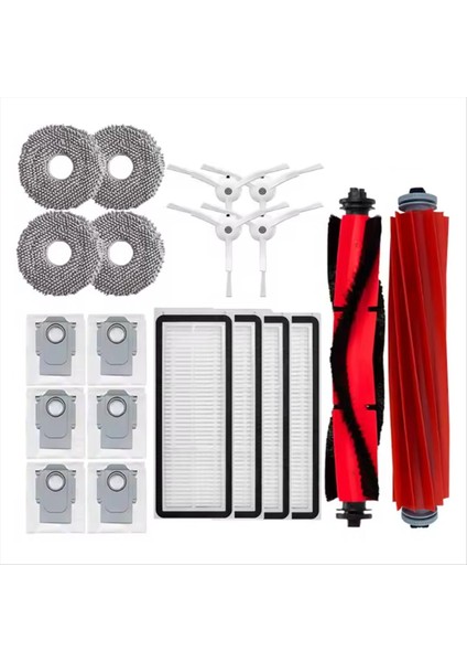 20 Adet Roborock Q Revo MAXV/P10 Pro Elektrikli Süpürge Yedek Parçalar Ana Fırça Toz Torbası Hepa Filtre Paspas Bezi (Yurt Dışından) fırsatları
