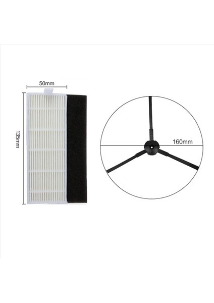 5 Takım Yedek Parçalar Ilife A40 A4S Polaris Pvcr 0826 0726W Amibot Spirit Ice H2O Akıllı Robot Gutrend Stil 220 (Yurt Dışından) indirimleri