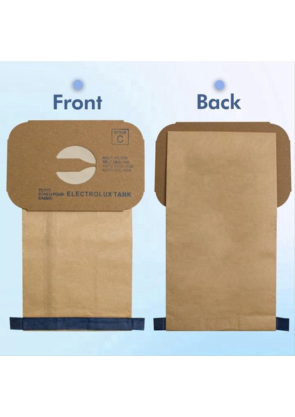24 Paket Teneke Kutu C Vakumlu Süpürge Torbaları Electrolux Tip C Teneke Kutu Elektrikli Süpürgeler Için Yedek Stil C Çantaları (Yurt Dışından) fırsatları
