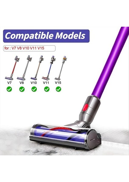Fırça Kafası Dyson V7 V8 V10 V11 V15 Elektrikli Süpürge Zemin Fırçası Parke Zemin Bağlantı Parçaları (Yurt Dışından) fırsatları