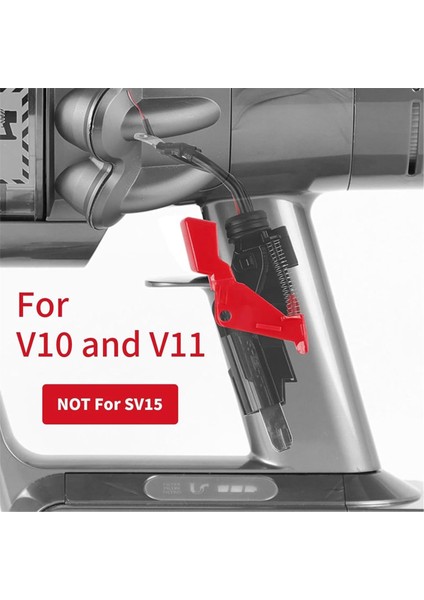 4 Adet Tetik Anahtarı Düğmesi Değiştirme Dyson V10 V11 SV12 SV14 Vakum Güçlü Kırmızı Güç Anahtarı Düğmesi Tamir Parçaları (Yurt Dışından) fırsatları