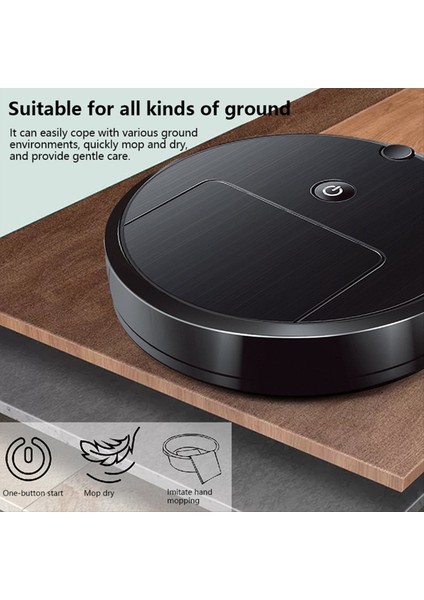 Çok Fonksiyonlu Ultra-Ince Akıllı Süpürme Robotu USB Şarjı Ev Için Tam Otomatik Temizleme Makinesi Paspas Makinesi (Yurt Dışından) fiyatları
