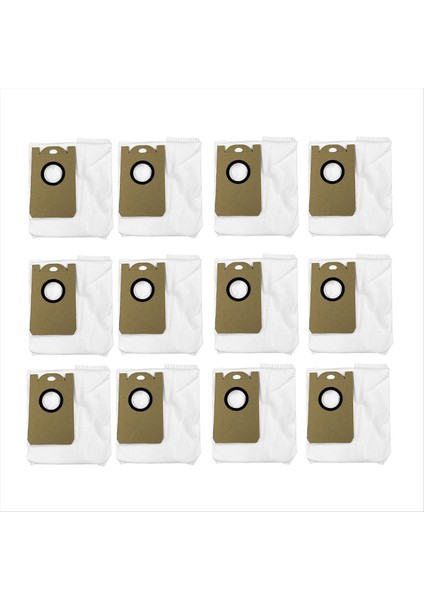 Medıon X20 Sw+ Md 11415 / Neatsvor S600 / Tesla AI300 Plus / Vistefly M203 / Xbot L7 Pro Süpürge Için 12 Adet Toz Torbası (Yurt Dışından)