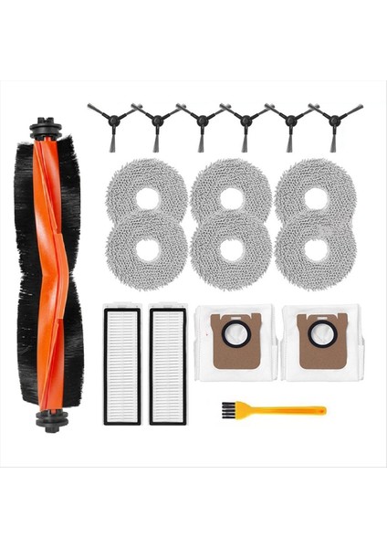 Xiaomi X20 MAX/X20 Pro Elektrikli Süpürge Seti Ana Fırça Paspas Bezi Yan Fırça Yüksek Verimli Filtre Aksesuarları (Yurt Dışından)