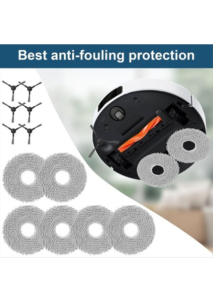 Xiaomi X20 MAX/X20 Pro Elektrikli Süpürge Seti Ana Fırça Paspas Bezi Yan Fırça Yüksek Verimli Filtre Aksesuarları (Yurt Dışından) indirimleri