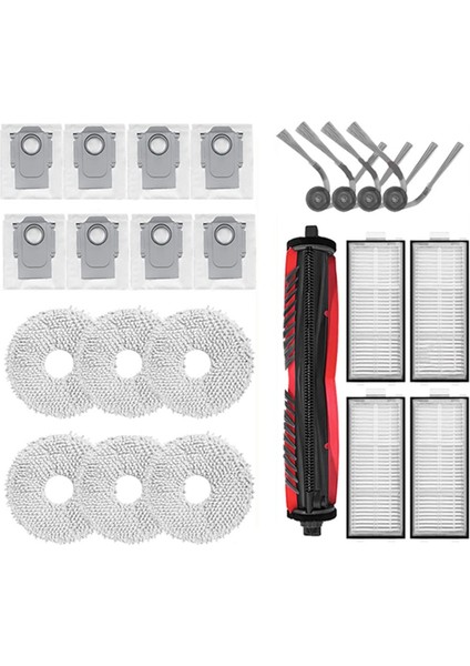 Roborock Saros Z70 Elektrikli Süpürge Yedek Kitleri Yan Fırça Hepa Filtre Paspas Bezi Toz Torbası Aksesuarları Parçaları (Yurt Dışından) fiyatları