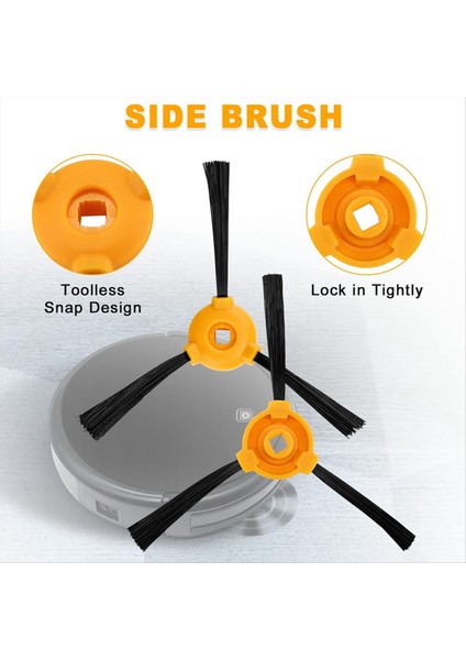 Hepa Filtre Ecovacs Deebot N79S N79 Aksesuarları Için Ana Yan Fırça Seti (Yurt Dışından) fırsatları