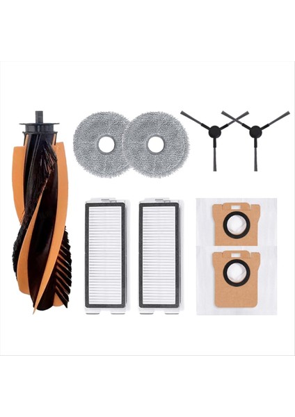 Jonr P20 Pro / T5 Pro Robot Süpürge Aksesuarları - Ana Fırça Yan Fırçaları Içerir Hepa Filtreleri Paspas Bezleri (Yurt Dışından)