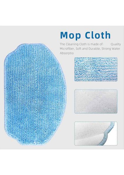 Yedek Parçalar Robot Vakum Süpürge Midea VCR04W Yedek Parçalar Yıkanabilir Yan Fırça Hepa Filtre Mop Bezi (Yurt Dışından) fırsatları