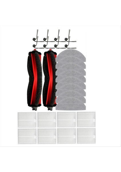 Roborock Q7 M5 / Q7 M5+ / Q7 L5 / Q7 L5+ / Q7 Tf / Q7 Tf+/ Q7B / Q7T+ Artı Parçaları Ana Yan Fırça Filtresi Toz Torbaları (Yurt Dışından)