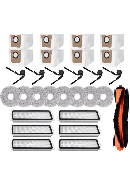 29 Adet Yedek Parçalar Xiaomi Mijia 5C/OV42CN Elektrikli Süpürge Parçaları Ana Yan Fırça Hepa Filtre Paspas Bezi Toz Torbası (Yurt Dışından) modelleri